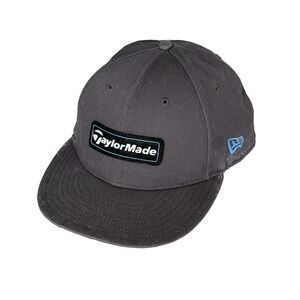 TaylorMade Golf Snapback Grey Hat Black Patch New Era Trucker Hat Thrashed Plaid